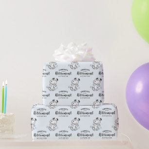 Peanuts Snoopy Congrats on Your Retirement Wrapping Paper