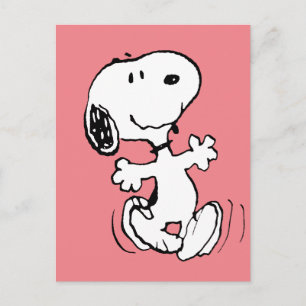 Peanuts   Snoopy Dance Postcard