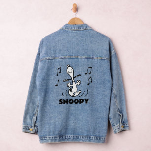 Peanuts   Snoopy Dancing Denim Jacket