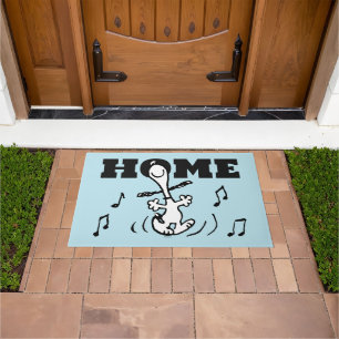Peanuts   Snoopy Dancing Doormat