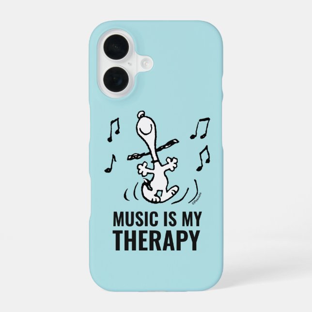 Peanuts | Snoopy Dancing iPhone 16 Case (Back)