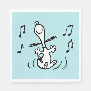Peanuts   Snoopy Dancing Napkin