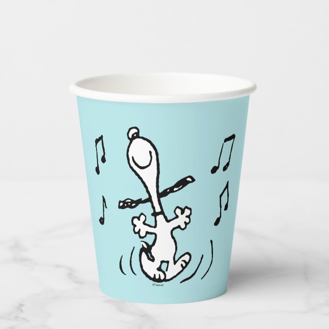 Peanuts | Snoopy Dancing Paper Cups (Front)