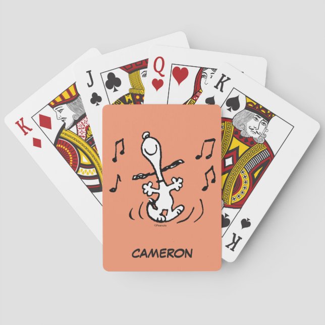 Peanuts | Snoopy Dancing Playing Cards (Back)