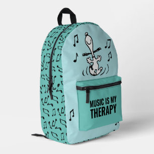 Peanuts   Snoopy Dancing Printed Backpack