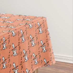 Peanuts   Snoopy Dancing Tablecloth