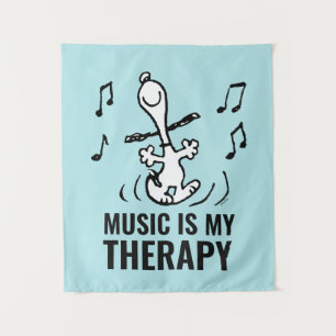 Peanuts   Snoopy Dancing Tapestry
