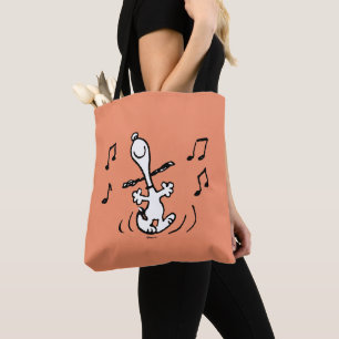 Peanuts   Snoopy Dancing Tote Bag