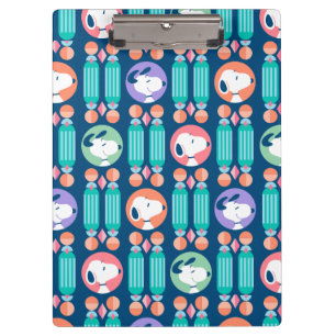 Peanuts   Snoopy Dark Blue Deco Dreams Pattern Clipboard