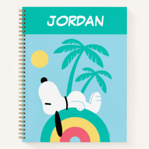 Peanuts   Snoopy Deco Dreams   Add Your Name Notebook