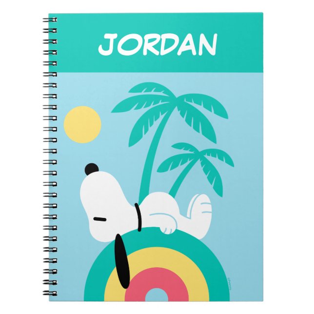 Peanuts | Snoopy Deco Dreams | Add Your Name Notebook (Front)