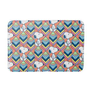Peanuts Snoopy Deco Dreams Pattern Bath Mat