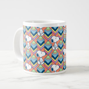 Peanuts   Snoopy Deco Dreams Pattern Large Coffee Mug