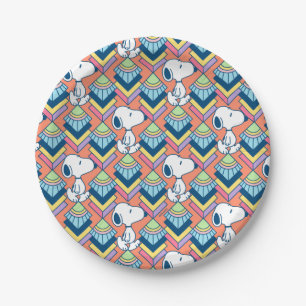 Peanuts   Snoopy Deco Dreams Pattern Paper Plate