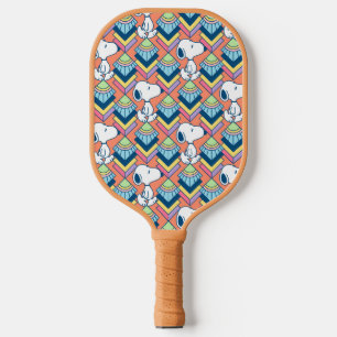 Peanuts   Snoopy Deco Dreams Pattern Pickleball Paddle