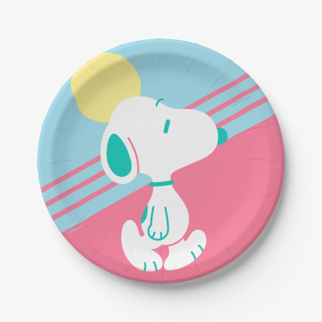 Peanuts | Snoopy Deco Dreams Sun Paper Plate (Front)