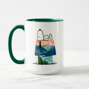 Peanuts   Snoopy Dog House Go Wild Mug