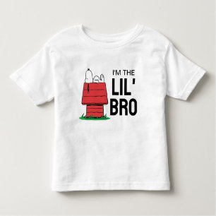 Peanuts Snoopy Dog House   I'm The Little Brother Toddler T-Shirt
