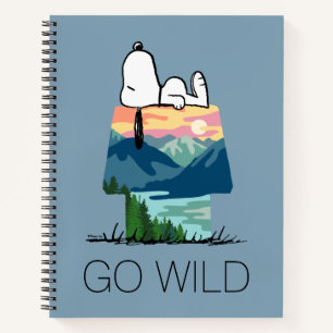 Peanuts   Snoopy Dog House Sunrise Notebook
