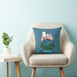 Peanuts   Snoopy Dog Sunset View Cushion