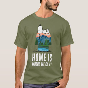 Peanuts Snoopy Dog Sunset View T-Shirt