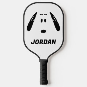 Peanuts   Snoopy Face   Add Your Name Pickleball Paddle
