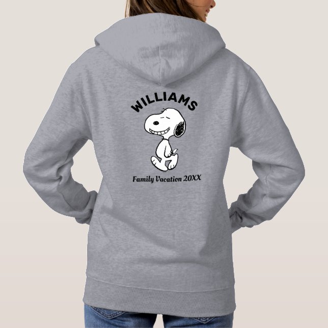 Peanuts | Snoopy Family Vacation Hoodie (Back)