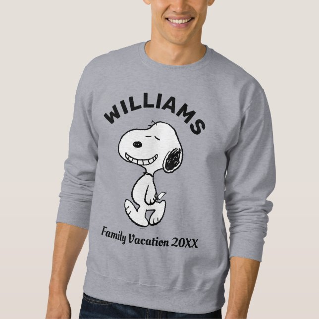 Peanuts | Snoopy Family Vacation Sweatshirt (Front)