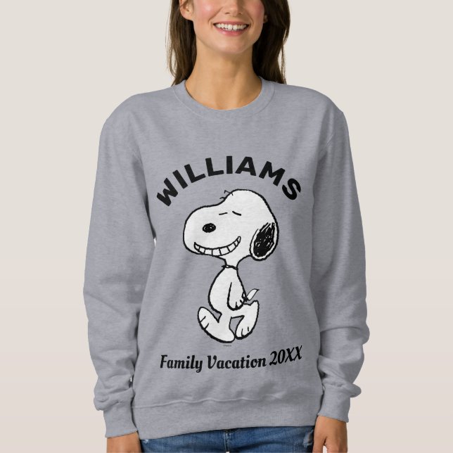 Peanuts | Snoopy Family Vacation Sweatshirt (Front)