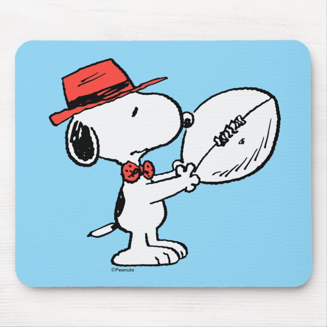 Peanuts | Snoopy Football Coach Mouse Pad (Front)
