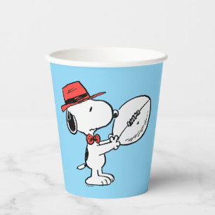 Peanuts   Snoopy Football Coach Paper Cups