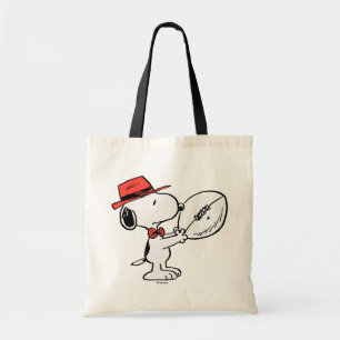 Peanuts   Snoopy Football Coach Tote Bag