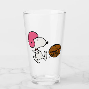 Peanuts   Snoopy Football Kicker Glass