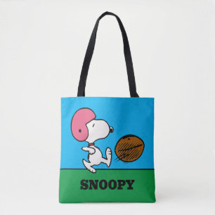 Peanuts Snoopy Football Kicker Tote Bag