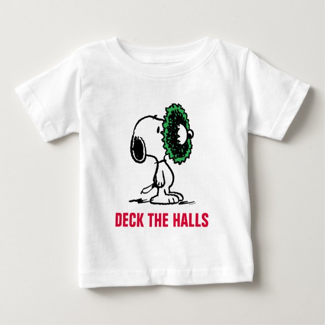 Peanuts | Snoopy for the Holidays Baby T-Shirt (Front)