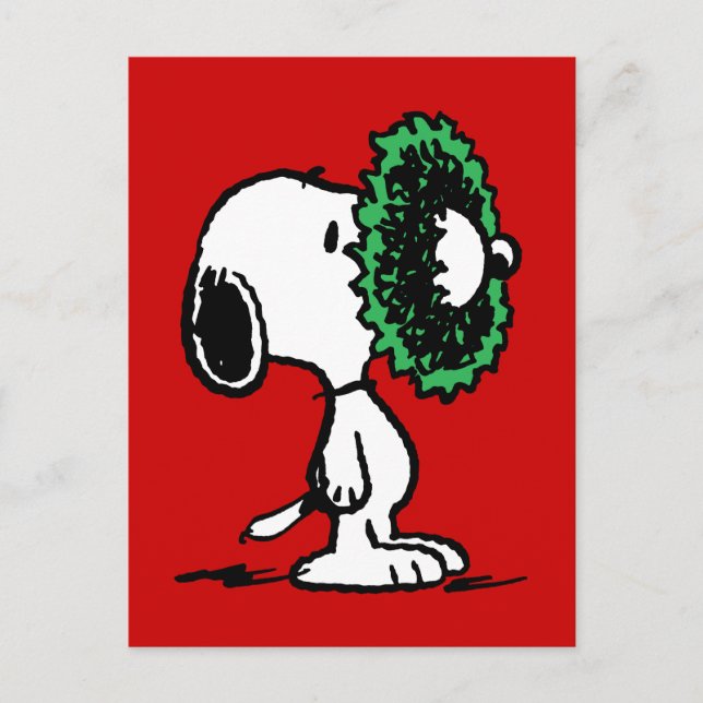 Peanuts | Snoopy for the Holidays Holiday Postcard (Front)