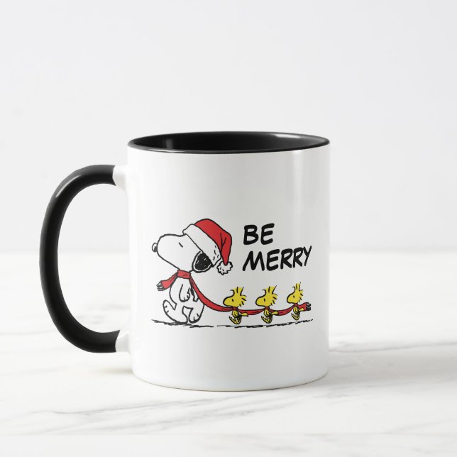 Peanuts | Snoopy & Friends Winter Scarf Mug (Left)