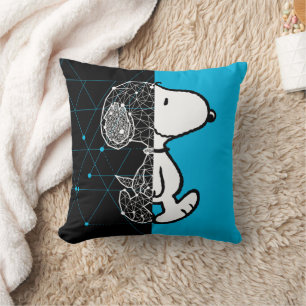 Peanuts   Snoopy Geometric Design Cushion