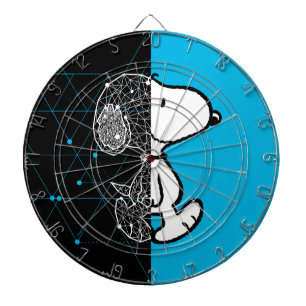 Peanuts   Snoopy Geometric Design Dartboard