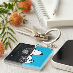 Peanuts   Snoopy Geometric Design Key Ring