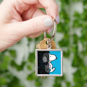 Peanuts   Snoopy Geometric Design Key Ring
