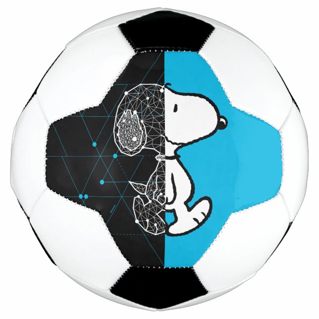 Peanuts | Snoopy Geometric Design Soccer Ball (Front)