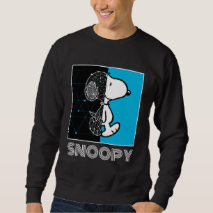 Peanuts   Snoopy Geometric Design Sweatshirt