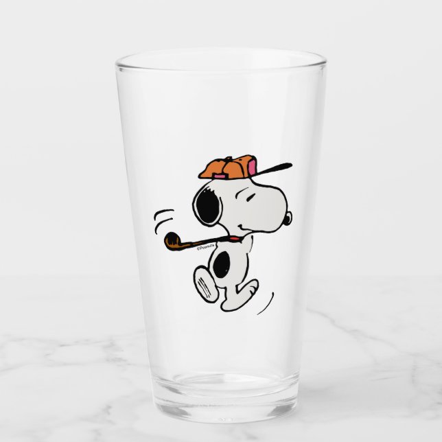 Peanuts | Snoopy Golf Swing Glass (Front)