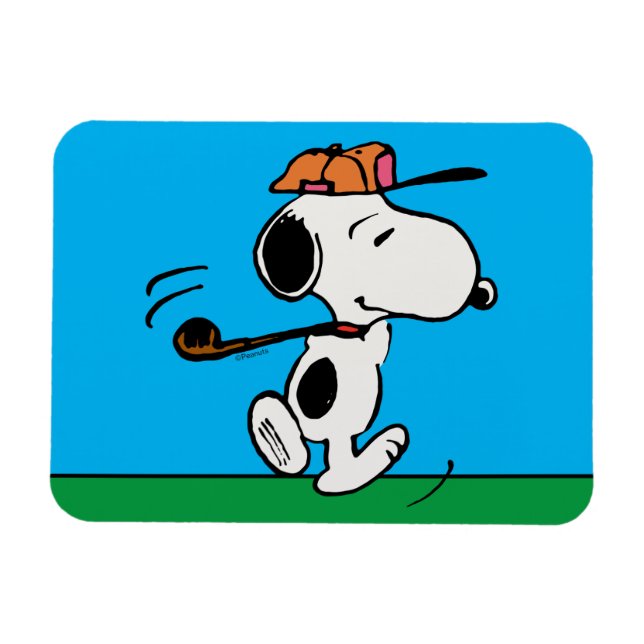 Peanuts | Snoopy Golf Swing Magnet (Horizontal)