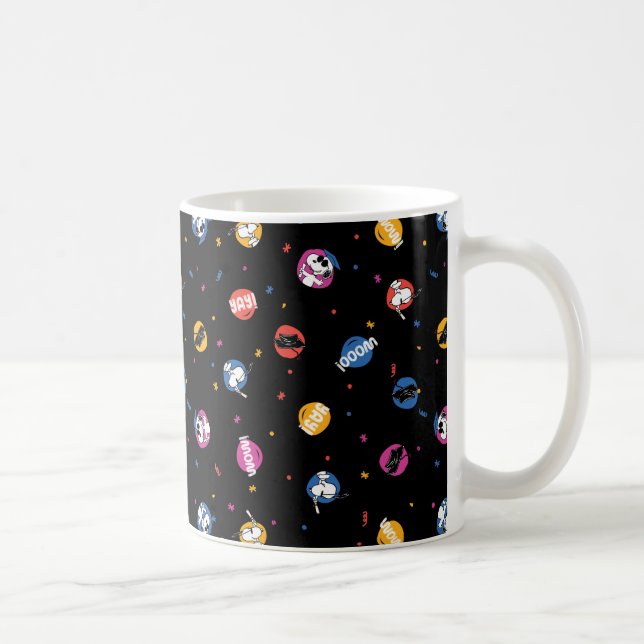 Peanuts Snoopy Graduation Celebration Pattern Coffee Mug (Right)