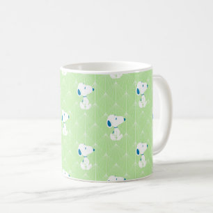 Peanuts   Snoopy Green Deco Dreams Pattern Coffee Mug