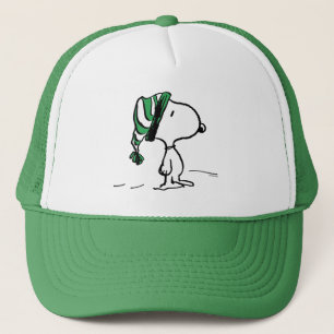 Peanuts Snoopy Green Snow Cap