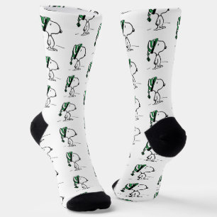 Peanuts   Snoopy Green Snow Cap Socks