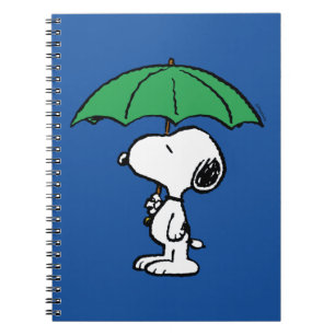 Peanuts   Snoopy Green Umbrella Notebook